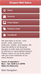 Mobile Screenshot of elegantnailsalonspringfieldmo.com